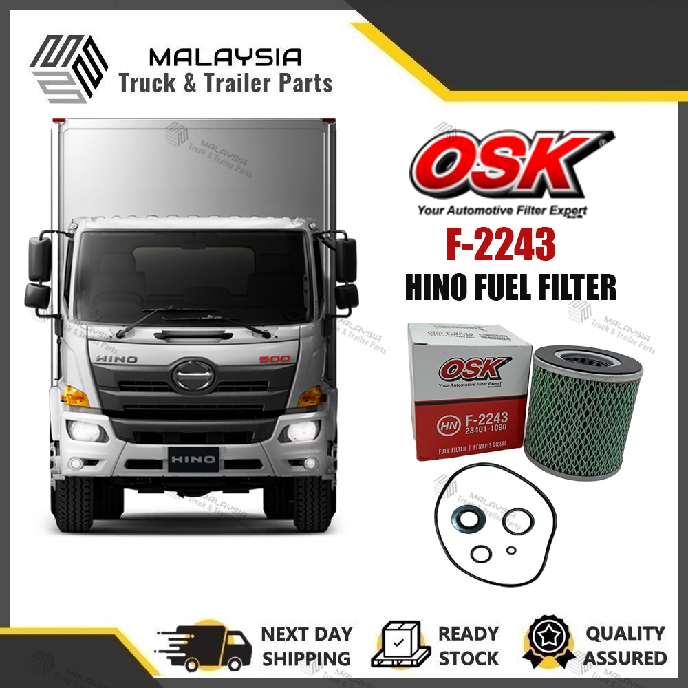 HINO TRUCK LORRY/ LORRI FUEL FILTER F-2243 OSK (WHOLESALE PRICE)