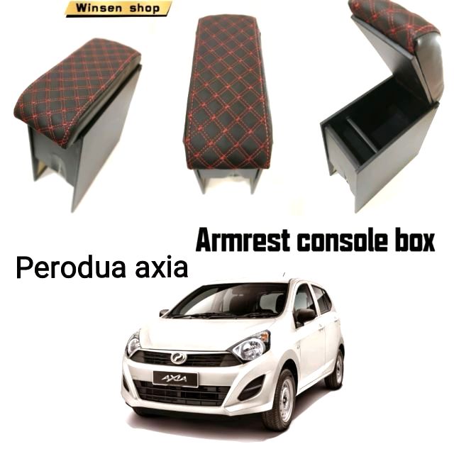 Perodua axia armrest console box  Shopee Malaysia