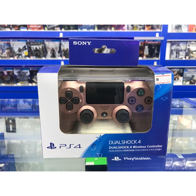 sony rose gold ps4 controller