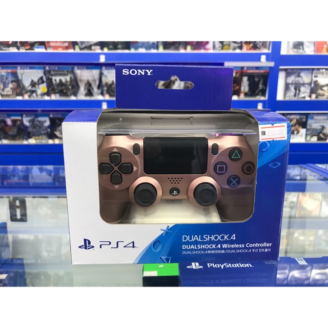 gold ps4 dualshock controller