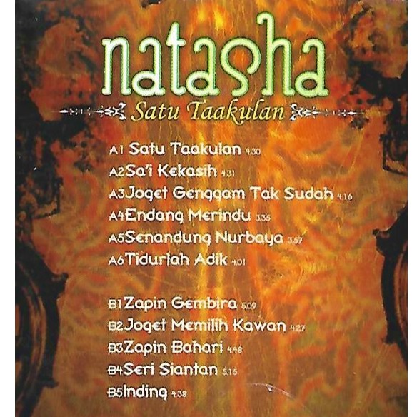 Natasha Satu Taakulan Cassette Kaset Tape Shopee Malaysia