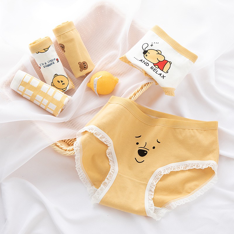 Cute Yellow Cotton Panties Pic