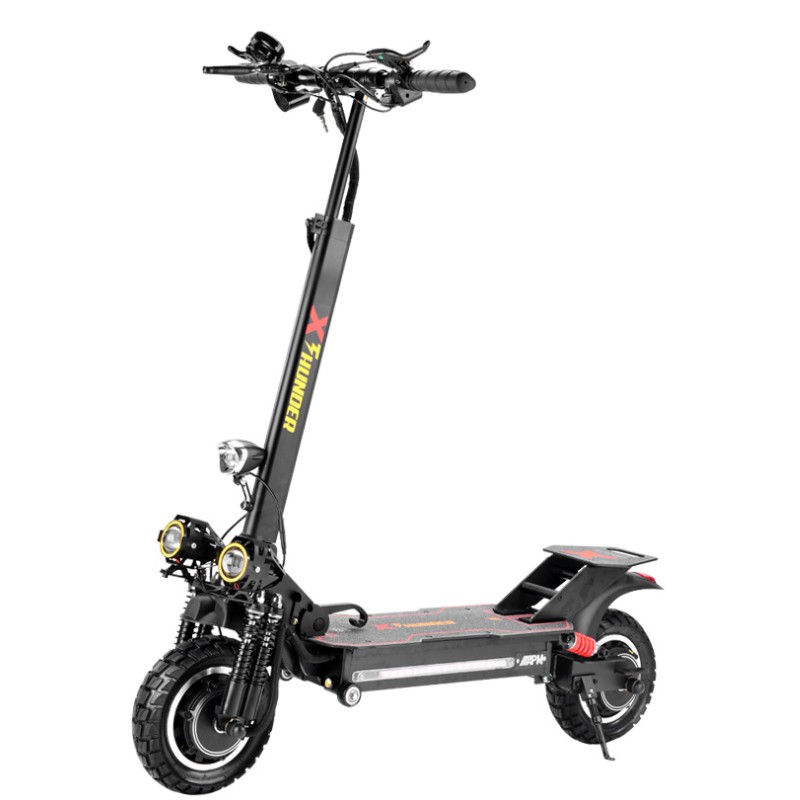 Electric Scooter Dual-Drive Foldable Scooter Adult High-Power Off-Road ...