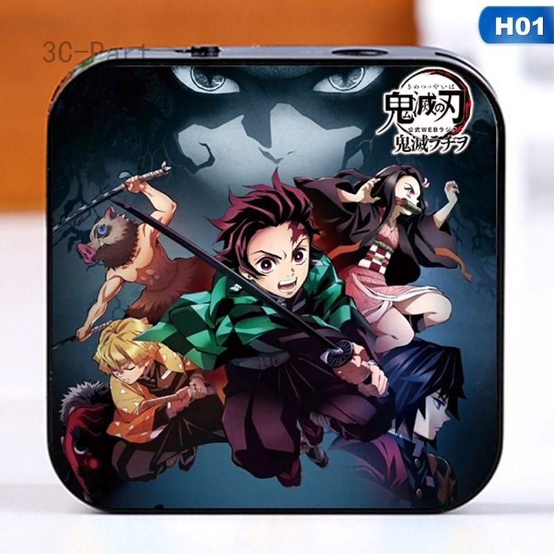 3c Part Anime Demon Slayer Mini Usb Mp3 Music Media Player With Headphone 4 4cm Shopee Malaysia