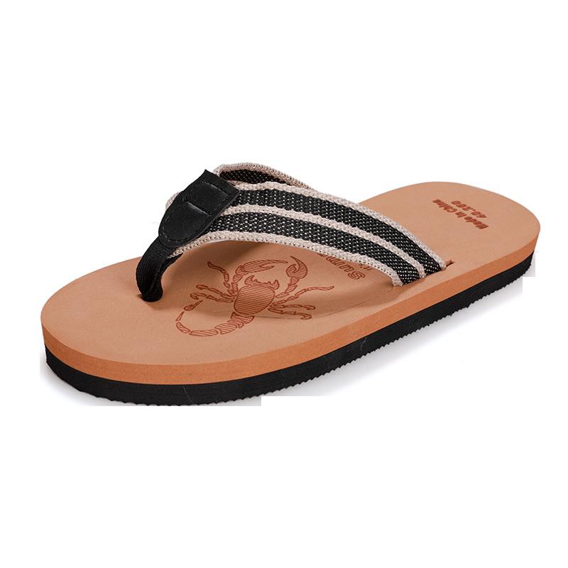 thick sole flip flops mens