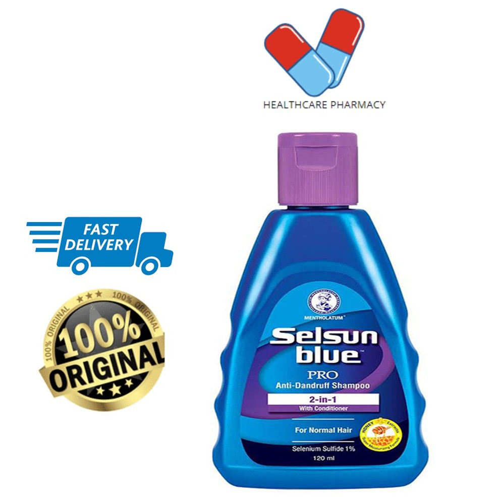 SELSUN BLUE PRO 2IN1 ANTI-DANDRUFF SHAMPOO 120ML | Shopee Malaysia