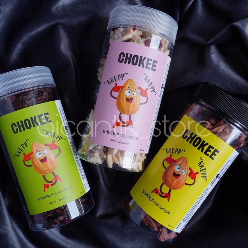 Chocolate Almond Premium Cluster almond cholate crunchy rosted almond chocolate viral
