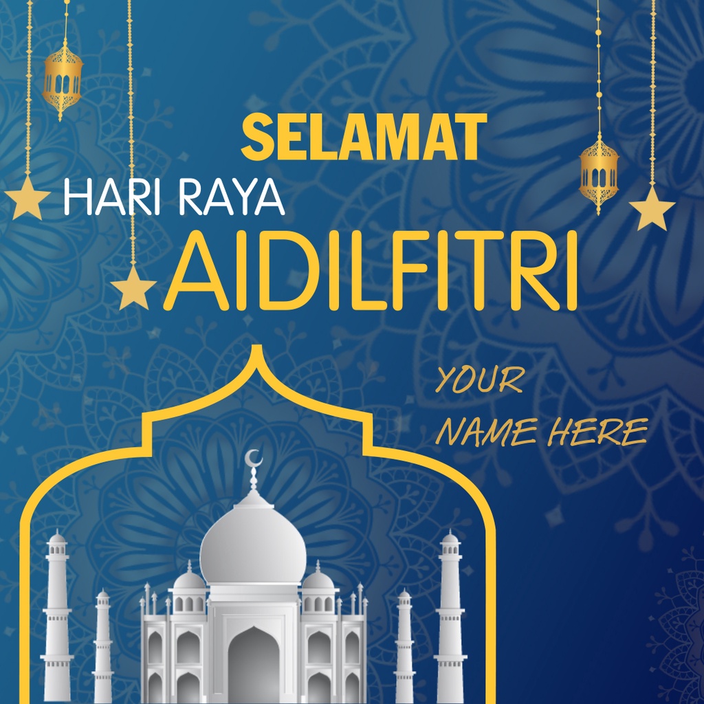 Personalise Hari Raya Greeting Video for Whatsapp (Kirimkan ucapan ...