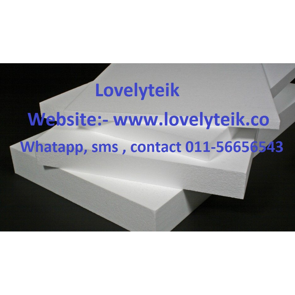 Polystyrene Polyfoam Board Poly Foam Premium Grade 2x4ft x1/2inch