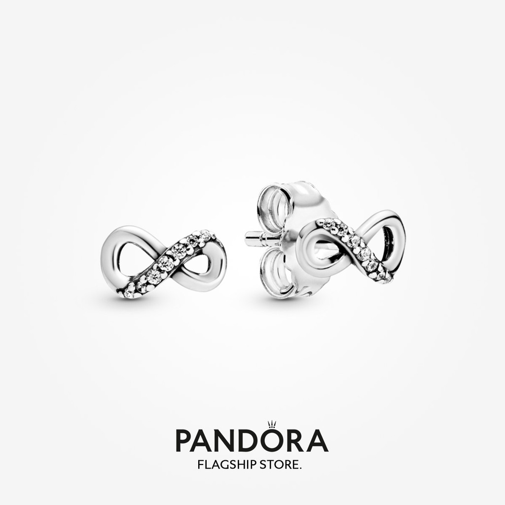 Pandora Sparkling Infinity Stud Earrings | Shopee Malaysia