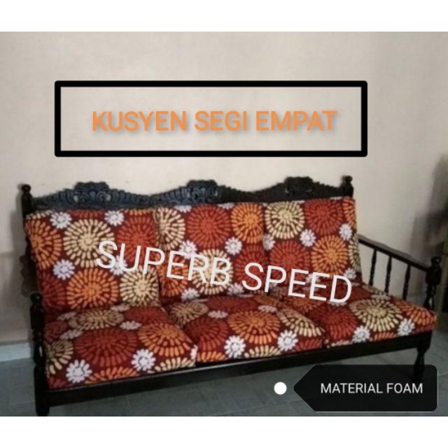 KUSYEN SOFA  KAYU  CUSHION WOODEN SOFA  SEGI EMPAT DAN 