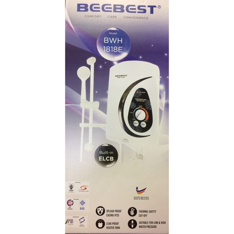 Beebest Water Heater Non Pump Bwh1818e