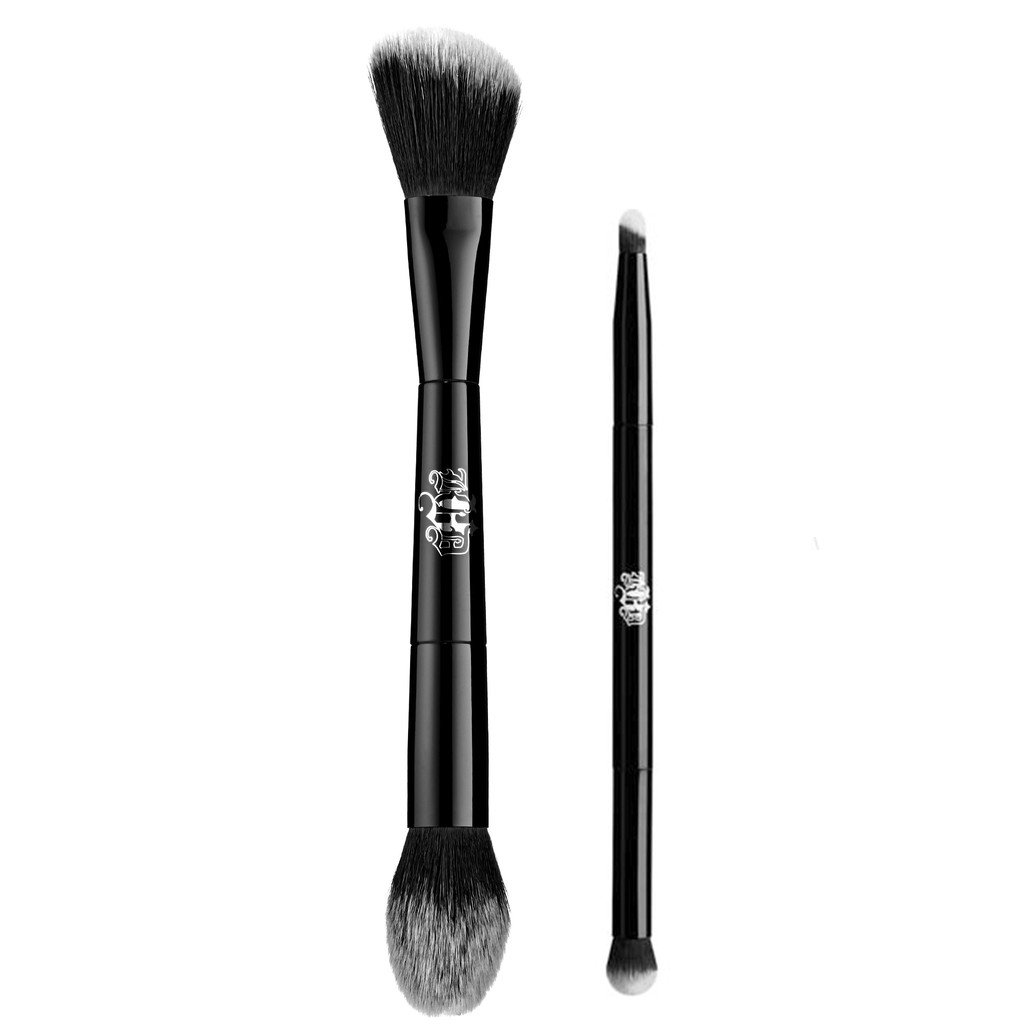 KVD double makeup brush Shade + Light Face Contour Brush and Eye