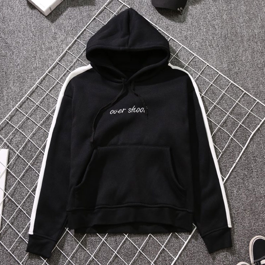 oversized hoodie black womens