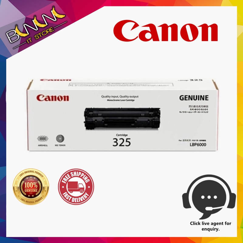 Canon Cart 325 Toner Cartridges For Lbp6000 Lbp6030 Lbp6030w Mf3010 Shopee Malaysia 