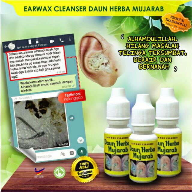 Farmasi Ubat Cairkan Tahi Telinga / Set Lengkap Resdung Hidung Sinus