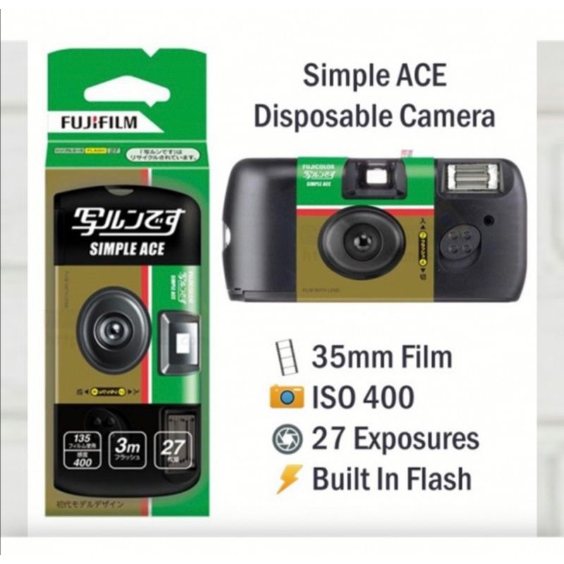 Fujifilm Simple Ace Kodak Disposable 35mm Reusable