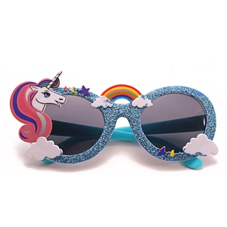 Kid's Unicorn Sunglasses Girls Rainbow Mythical Fashion Shades 