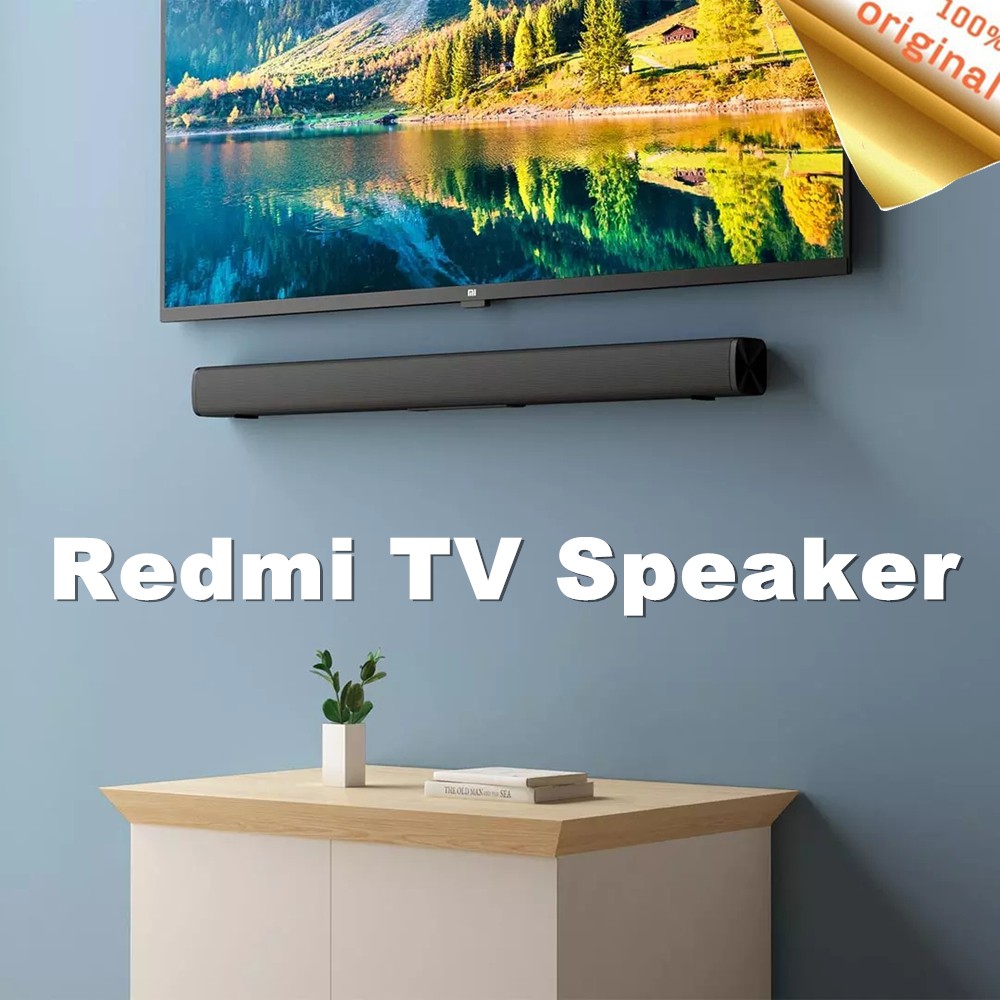 Xiaomi Redmi Bar Bunyi TV Speaker HD Soundbar Quality Bluetooth 5.0 Smart TV Sound Bar Audio Wireless Surround Stereo