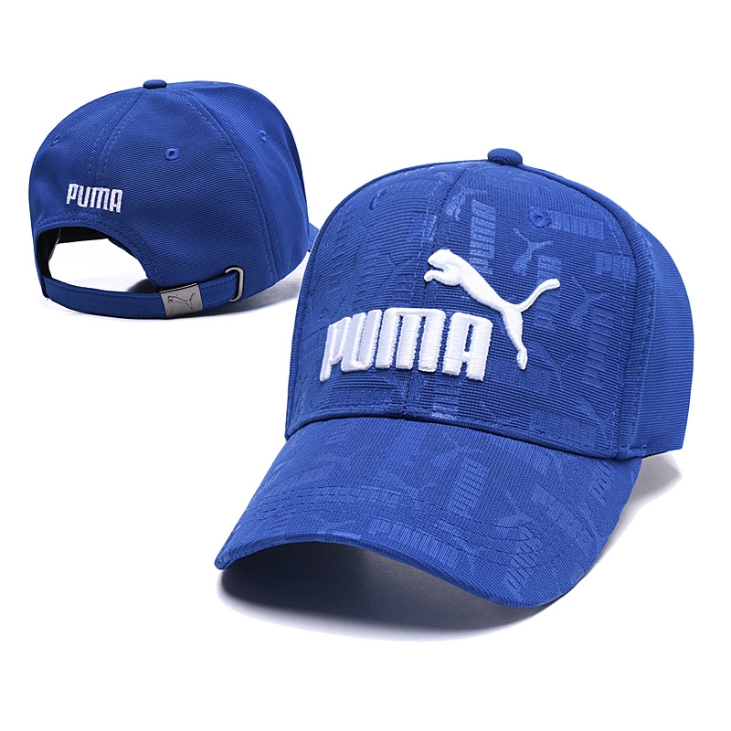 blue puma hat