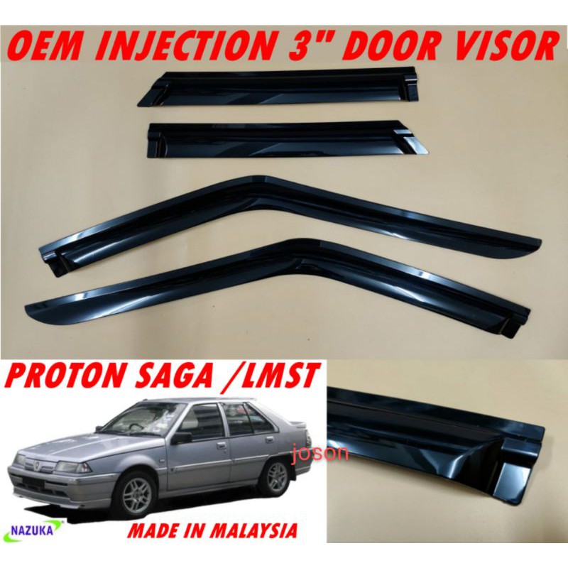 PROTON SAGA / LMST / SAGA 2 OEM INJECTION 3" DOOR VISOR ( MADE IN