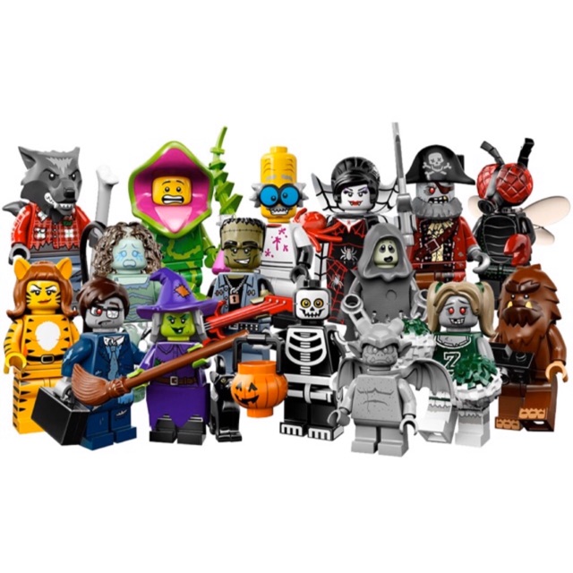 [Brickmonster] LEGO Monsters Series 14 Minifigures - Complete Set of 16 ...