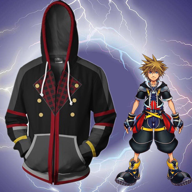 kingdom hearts 2 sora hoodie