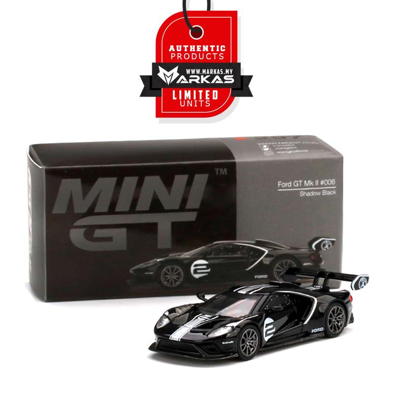 MINI GT 1/64 #297 FORD GT MK II #006 SHADOW BLACK | Shopee Malaysia