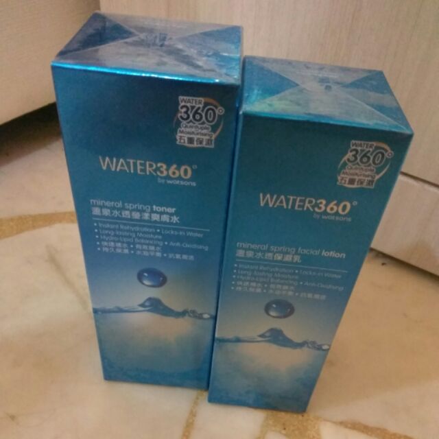 Water 360 by watsons mineral spring toner & facial lotion Shopee Malaysia
