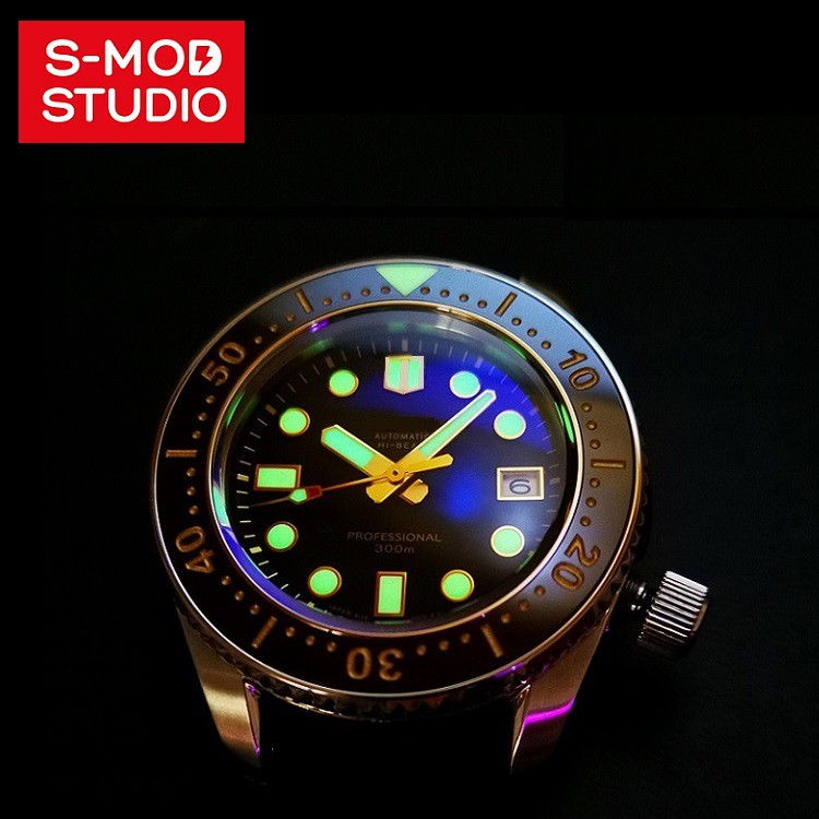 SLA025 S-MOD SEIKO Vintage Diver Limited Marine Master MM300 Gold Seiko Mod  | Shopee Malaysia