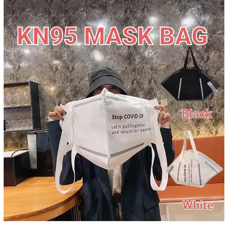 Mask Handbag Fashion KN95 Handbag Shopper Bag Unique Creative Mask Shoulder Bags Handbags