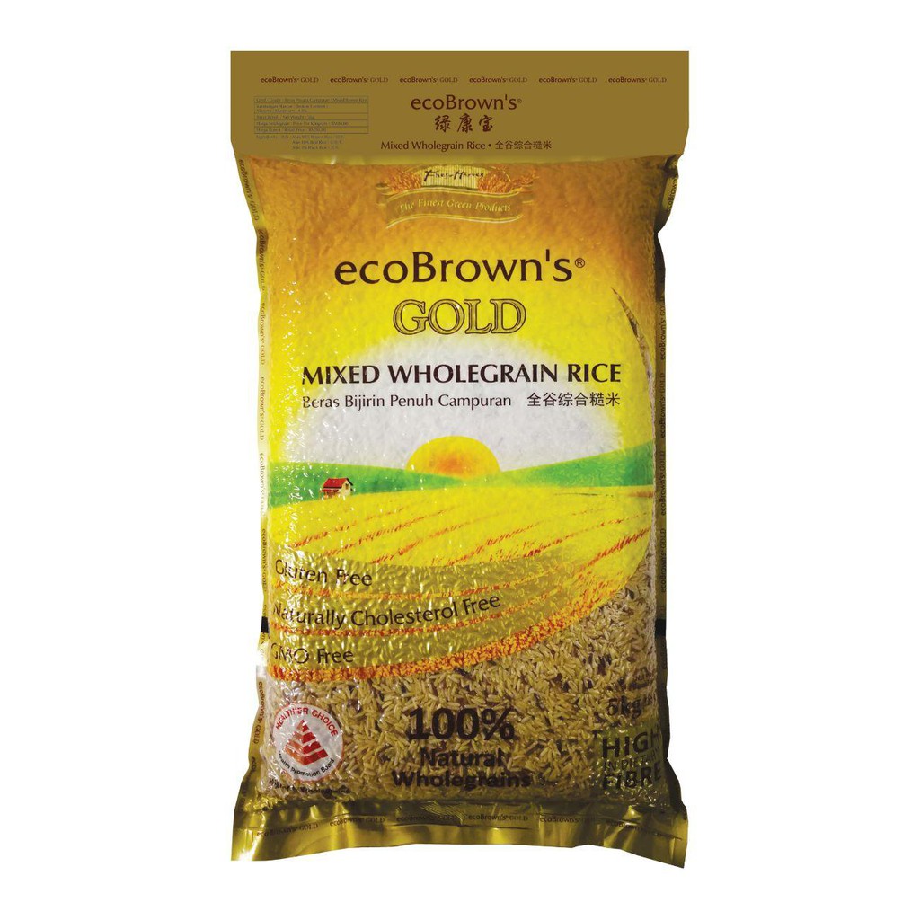 Ecobrown S Rice Gold 5kg Malaysia