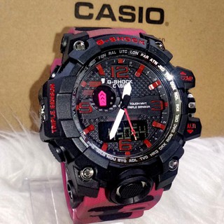 g shock army red