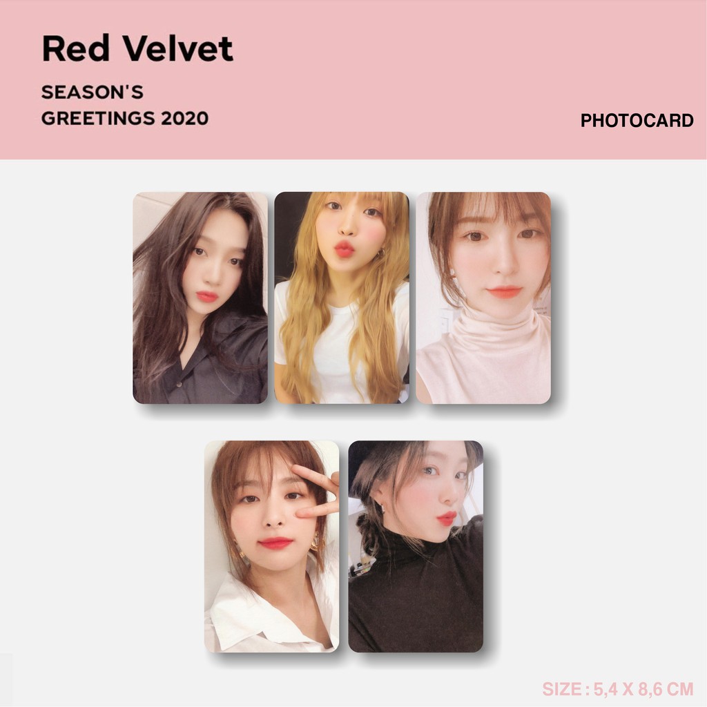 (photocard) Red Velvet Season 's Greetings 2020 | [Photocard] Red