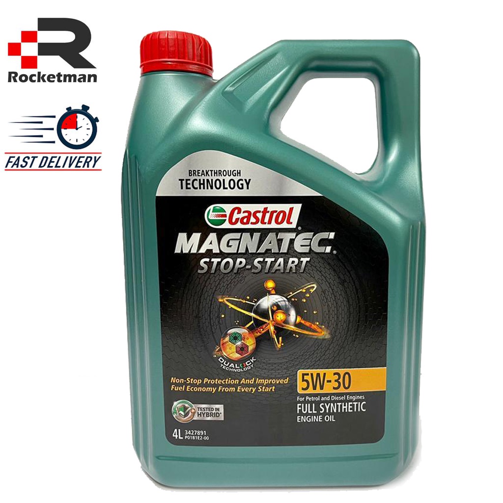 CASTROL 5W30 STOP START FULLY SYNTHETIC ENGINE OIL 4 LITER