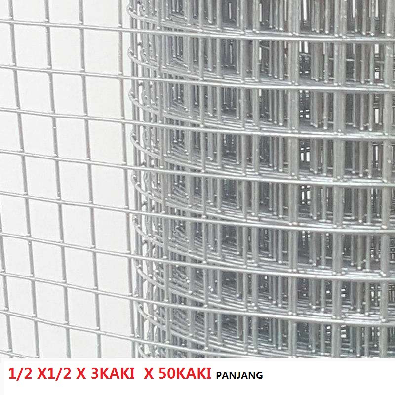 Welded Wire Mesh 1 2 X 1 2 X 3feet X 50feet Shopee Malaysia