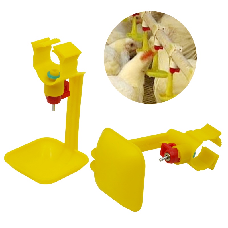 Multi Durable 10Pcs poultry chicken hanging duck drinking water nipple drinker feeder cup support wholesale Must Vers... - Image 2