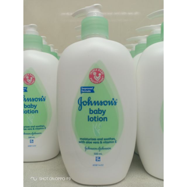 johnson and johnson aloe vera lotion