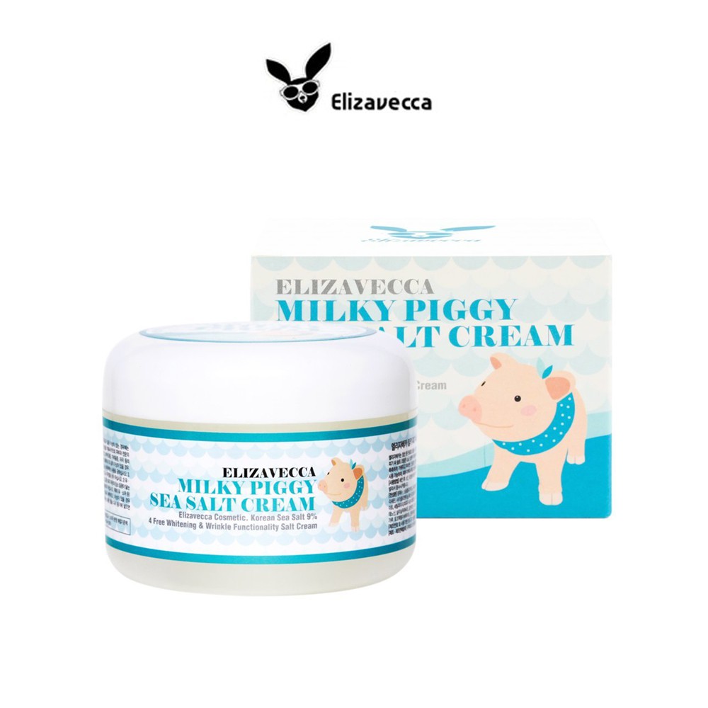 Elizavecca Milky Piggy Sea Salt Cream (100g) [Wako Beauty] Shopee