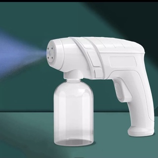 🔥Ready Stock🔥300ml Disinfection Spray Handheld Rechargeable Nano Portable Fogger Machine Hair Nanos Steam Fogger蓝光消毒枪