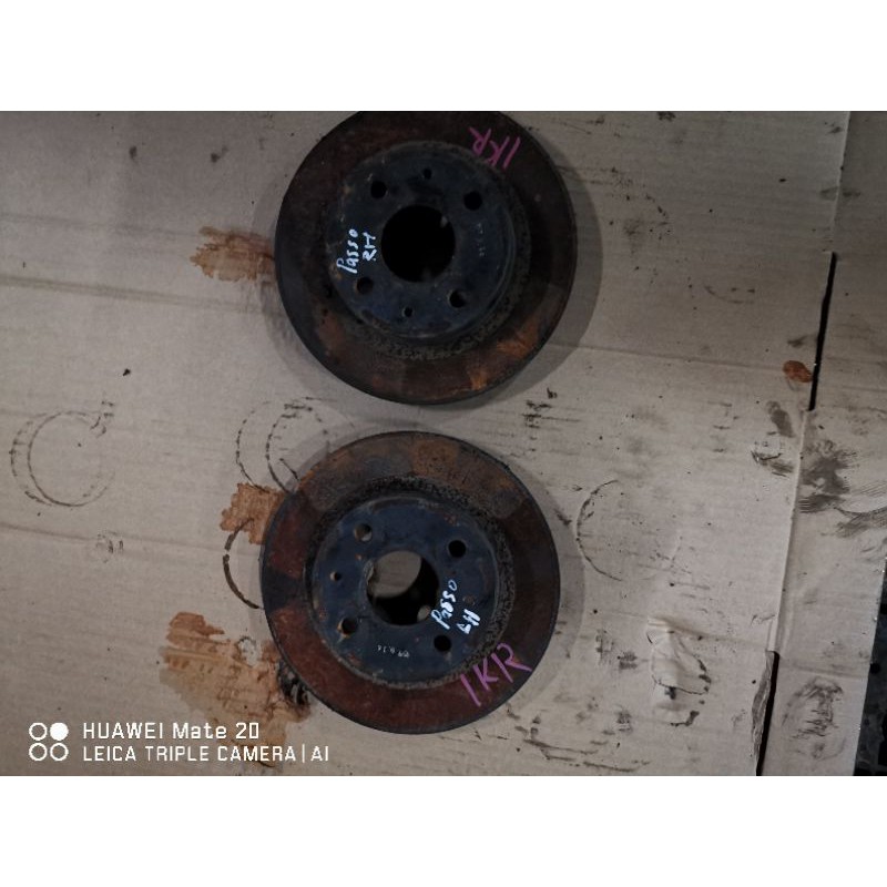 Myvi 1.3 / Passo brake caliper, disc, naker japan. Original halfcut ...