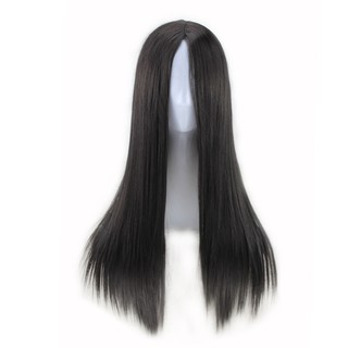 [READY STOCK] Women Long Straight Heat Resistant Synthetic Wig No Bangs for Party Daily Dress