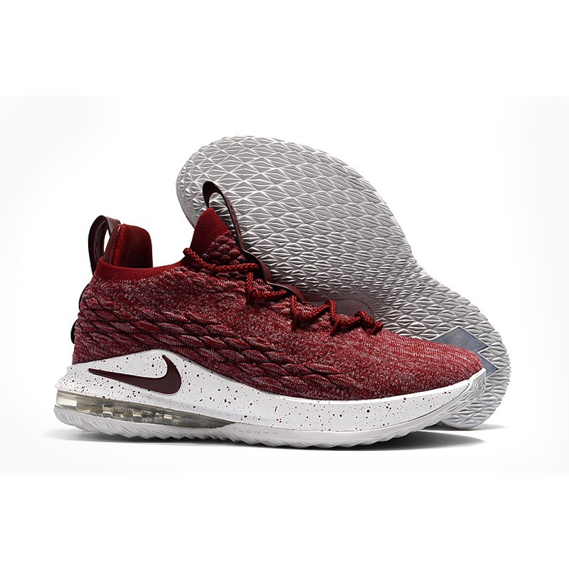 lebron 15 low team red