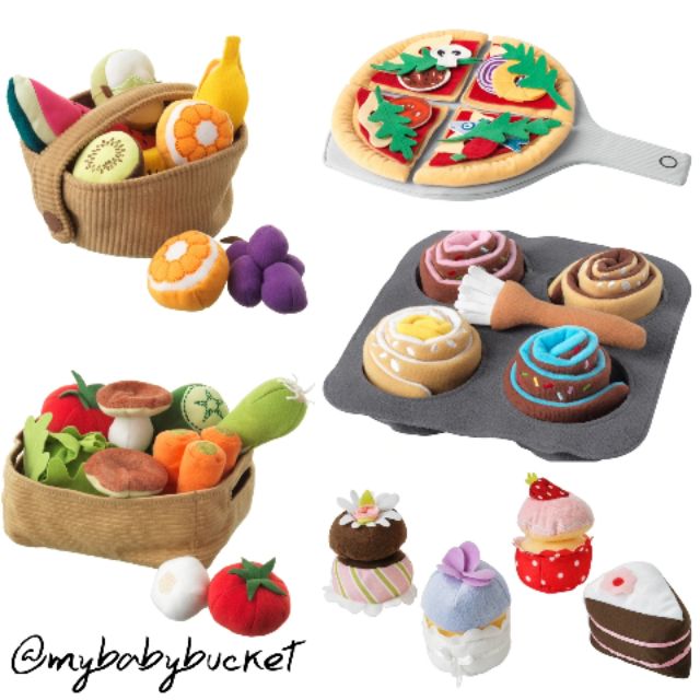 ikea play food basket