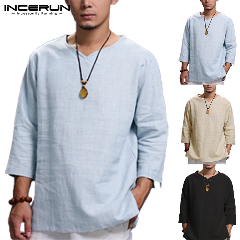 baggy long sleeve shirts mens