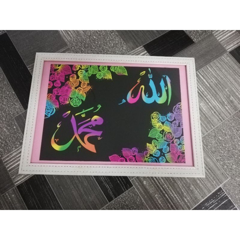 ❤️ Frame Lukisan Hiasan Rumah / Dinding + FREE Frame Gambar A4 