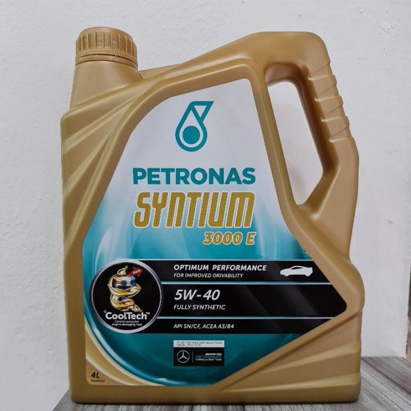 Petronas Syntium 3000E 5W40 SN (4L) Engine Oil | Shopee Malaysia