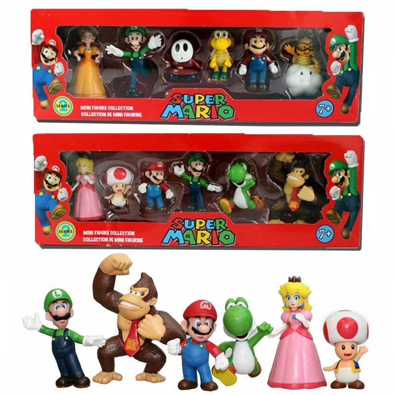 super mario bros action figures