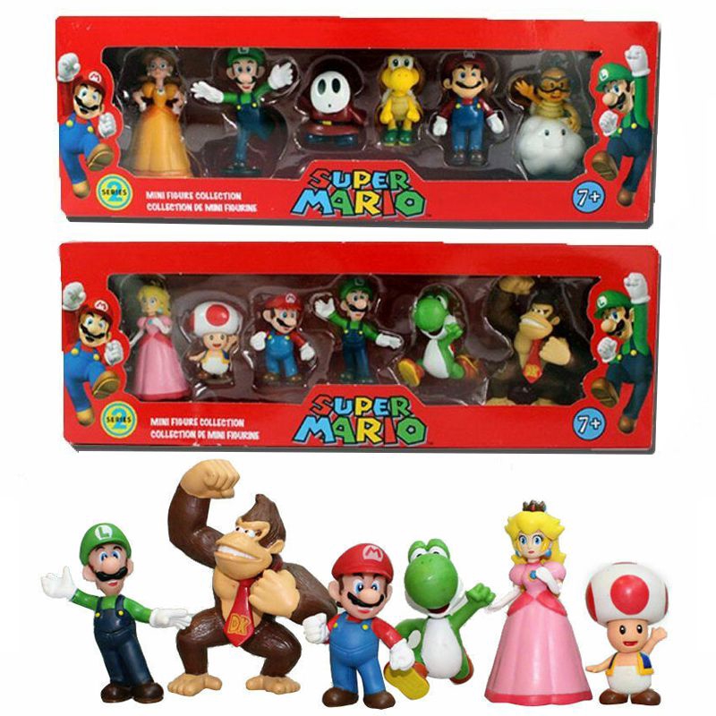 super mario action figures collection