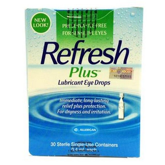 Allergan Refresh Plus Lubricant Eye Drops 04ml X 30s Shopee Malaysia 